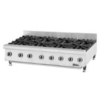 image of Garland US Range UTOG48-8 48" Countertop Heavy Duty Gas Hotplate with (8) Burners, 240.000 BTU 