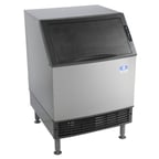 image of Manitowoc UYF0240A 26" Air Cooled Half Cube 219 lb Undercounter Ice Machine with 90 lb Bin