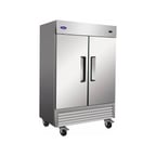 image of Valpro VP2F-HC 53" Two Section Reach-In Freezer w/ 2 Solid Doors, Bottom Mount, 49 cu. ft.
