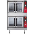 image of Vulcan VC55GD Full Size Gas Convection Oven with Double Deck, Solid State Controls, 100.000 BTU