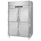 image of Victory HS-2D-1-EW-PT-HD Pass-Thru Heated Cabinet with Half Solid Door