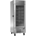 image of Victory LSF27HC-1-IQ 31" 1 Glass Door Merchandiser Freezer, Stainless Steel, 25.5 cu. ft.