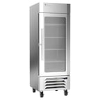 image of Victory LSF27HC-1 30" 1 Glass Door Merchandiser Freezer, Stainless Steel, 25.5 cu. ft.