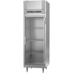 image of Victory RS-1N-S1-G-HC  One Section Reach-In Refrigerator w/ 1 Full Glass Door, Stainless Steel, 20 cu. ft.