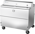 image of Victory VMCFD49-1-S-HC 49" Single Sided Milk Cooler, Forced Air, 12 Crates Capacity
