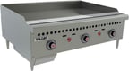 image of Vulcan VCRG36-T 36" Countertop Gas Griddle, Snap-Action Thermostat, 1" Steel Plate, 75.000 BTU