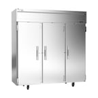 image of Victory VEFSA-3D-SD-HC 78" Three Section Elite™ Reach-In Freezer w/ 3 Solid Doors, 69 cu. ft.