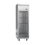 image of Victory VERSA-1D-GD-HC 26" One Section Reach-In Refrigerator w/ Glass Full Door, Aluminum Interior, Electronic Control, 21.66 cu. ft.