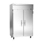 image of Victory VERSA-2D-SD-HC 52" Two Section Reach-In Refrigerator w/ 2 Solid Full Doors, Aluminum Interior, Electronic Control, 45.2 cu. ft.