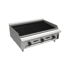 image of Venancio USA PCB36G-CT 36" Countertop Gas Radiant Charbroiler w/ (3) Burners, 90.000 BTU