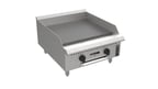 image of Venancio USA PGM24G-CT 24" Countertop Manual Gas Griddle, 3/4" Steel Plate, 60.000 BTU
