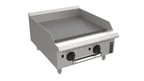 image of Venancio USA PGT24G-CT 24" Countertop Thermostatic Gas Griddle, 3/4" Steel Plate, 70.000 BTU