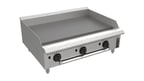 image of Venancio USA PGT36G-CT 36" Countertop Thermostatic Gas Griddle, 3/4" Steel Plate, 105.000 BTU