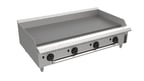 image of Venancio USA PGT48G-CT 48" Countertop Thermostatic Gas Griddle, 3/4" Steel Plate, 140.000 BTU