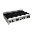 image of Venancio USA PHP48G-CT 48"  Countertop Gas Hotplate with (8) Burners, Manual Control, 224.000 BTU