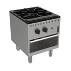 image of Venancio USA PSP181G-CL 18" Gas Stock Pot Range w/ (1) Three Ring Burner, Low Height, 90.000 BTU 