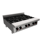 image of Venancio USA R36CT-36B 36" Countertop Gas Hotplate with (6) Burners, Manual Control, 192.000 BTU