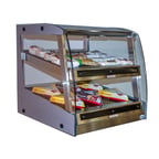 image of Vendo HFOD24001 28" Countertop Hot Food Display Case, Self-Service, 2 Adjustable Shelves