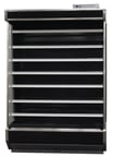 image of Vendo RSC4RA009 49" Vertical Open Air Merchandiser in Black, Remote Refrigeration, Low Deck, Joinable, 7 Shelves, 27.75 cu. ft.