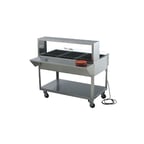 image of Vollrath 38093 46" ServeWell® Customer Side Stainless Steel Plate Shelf / Rest