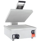 image of Vollrath 40793 Cayenne Single Panini Sandwich Press w/ Aluminum Smooth Plates, 120V