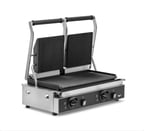 image of Vollrath PSG4-DG208240-C Double Cast Iron Sandwich Grill w/ Grooved Plates for Canadian Use 