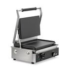 image of Vollrath PSG4-SF120-C  Double Cast Iron Panini Sandwich Grill w/ Smooth Plates for Canadian Use