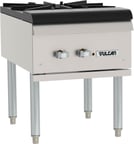 image of Vulcan VSP100 18" Gas Stock Pot Range w/ (1) Two Ring Burner, 110.000 BTU