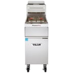 image of Vulcan 1VK65A 21" Floor Model Gas Fryer, 70 lb.