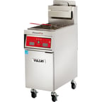 image of Vulcan 1VK85CF PowerFry5™ Full Pot Floor Model Gas Fryer w/ 90-lb Capacity, Built-In Filtration