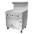 image of Vulcan 36C-36G 36" Gas Restaurant Range w/ 36" Full Griddle, (1) Convection Oven, 95.000 BTU