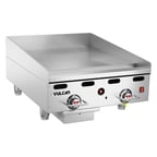 image of Vulcan 924RX 24" Countertop Gas Griddle, Snap-Action Thermostat, 24" Deep, 54.000 BTU