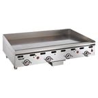 image of Vulcan 948RX-30 48" Countertop Gas Griddle, Snap-Action Thermostat, 30" Deep, 108.000 BTU
