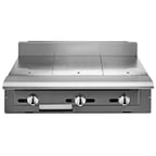 image of Vulcan V336H 36" Gas Heavy Duty Range w/ (3) Hot Tops, Modular Base, 90.000 BTU
