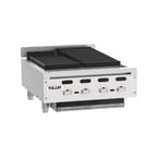 image of Vulcan VACB25 25" Countertop Heavy Duty Gas Radiant Charbroiler w/ (4) Burners, 68.000 BTU
