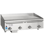 image of Vulcan VCCG48-IC 48" Countertop Gas Griddle, Infrared Burners, 3/4" Composite Plate, 96.000 BTU