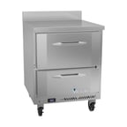 image of Victory VWRD27HC-2 27" 1-Section Worktop Refrigerator w/ 2 Drawers, 6.15 cu. ft.