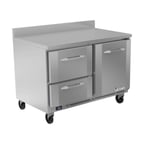 image of Victory VWRD48HC-2 48" 2-Section Worktop Refrigerator w/ 2 Drawers & 1 Door, 11.8 cu. ft.