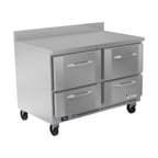 image of Victory VWRD48HC-4 48" 2-Section Worktop Refrigerator w/ 4 Drawers, 11.82 cu. ft.