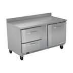 image of Victory VWRD60HC-2 60" 2-Section Worktop Refrigerator w/ 2 Drawers & 1 Door, 14.75 cu. ft.
