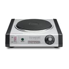 image of Waring WEB300 11" Electric Countertop Hotplate w/ (1) Solid Burner, Thermostatic Controls, 1.3 kW, 120v