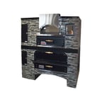 image of Marsal WF-60/MB60 STKD 80" Double Deck Gas Pizza Oven