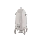 image of Winco 905B Virtuoso Series Coffee Chafer Urn w/ 5 Gal. Capacity, Fuel Holder