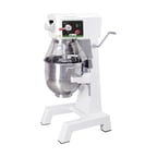 image of Winco EMP-30 Floor Model 31,7 qt  Planetary Mixer w/ Guard and Standard Attachments, #12 HUB, 3-Speed, 2 hp