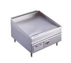 image of Wells 2436G-NAT 36" Countertop Natural Gas Griddle, Snap-Action Thermostat, 75,000 BTU