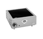 image of Wells HC-125 15" Electric Countertop Hotplate w/ (1) Burner, Ceramic Glass Surface, Infinite Controls, 208/240v