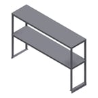 image of Winholt SSTMDS-1284 Table-Mounted Overshelf