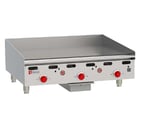 image of Wolf ASA36-30 36" Countertop Gas Griddle, Snap-Action Thermostat, 30" Deep, 81.000 BTU