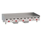 image of Wolf ASA48-30 48" Countertop Gas Griddle, Snap-Action Thermostat, 30" Deep, 108.000 BTU