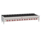 image of Wolf SCB72 72" Countertop Gas Radiant Charbroiler w/ (13) Burners, 188.500 BTU